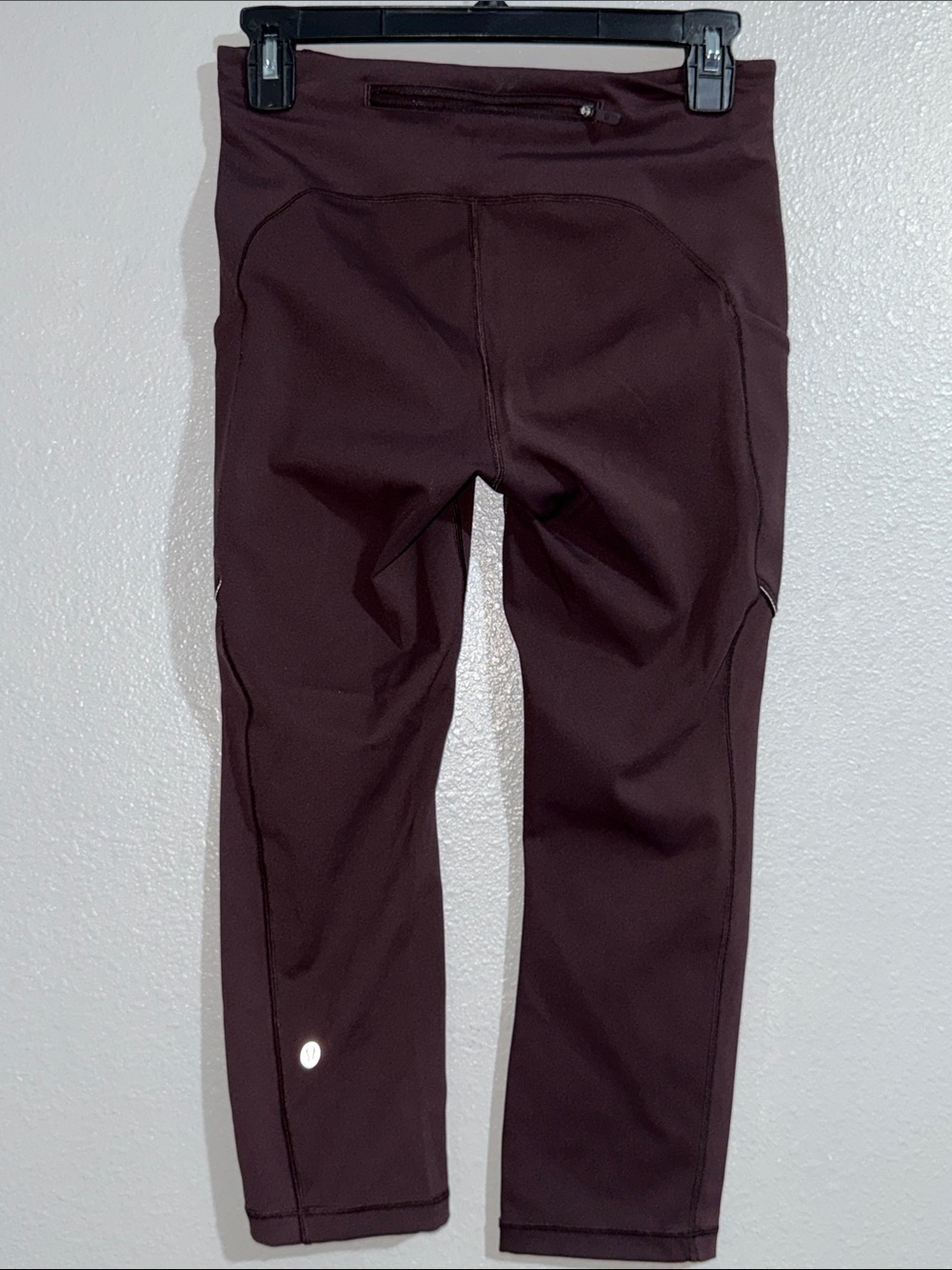 lululemon athletica Brown Cropped Performance leggings with pockets